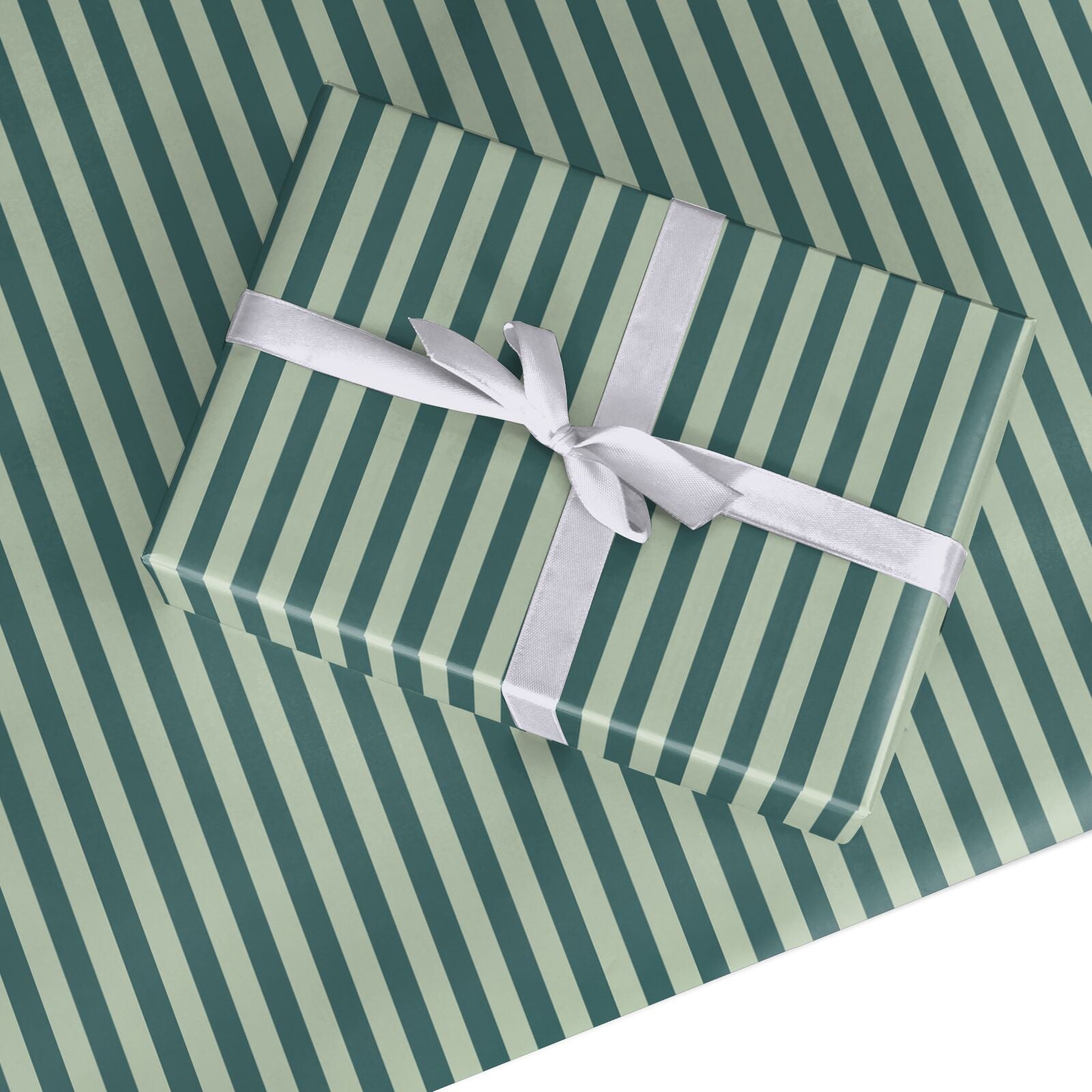 Forest Green Striped Wrapping Paper – Dyefor